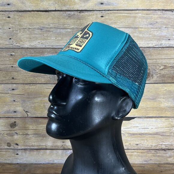 Nissun One Size Trucker Hat Turquoise 6 panel Hans Hedemann Surf Logo Adj. - Picture 9 of 15